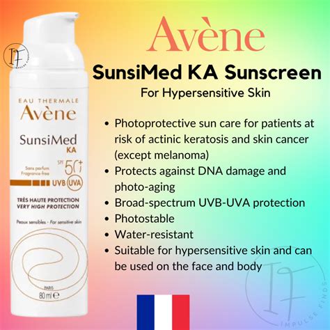 sunsimed ka que choisir|Composition AVÈNE SunsiMed Ka SPF 50+ .